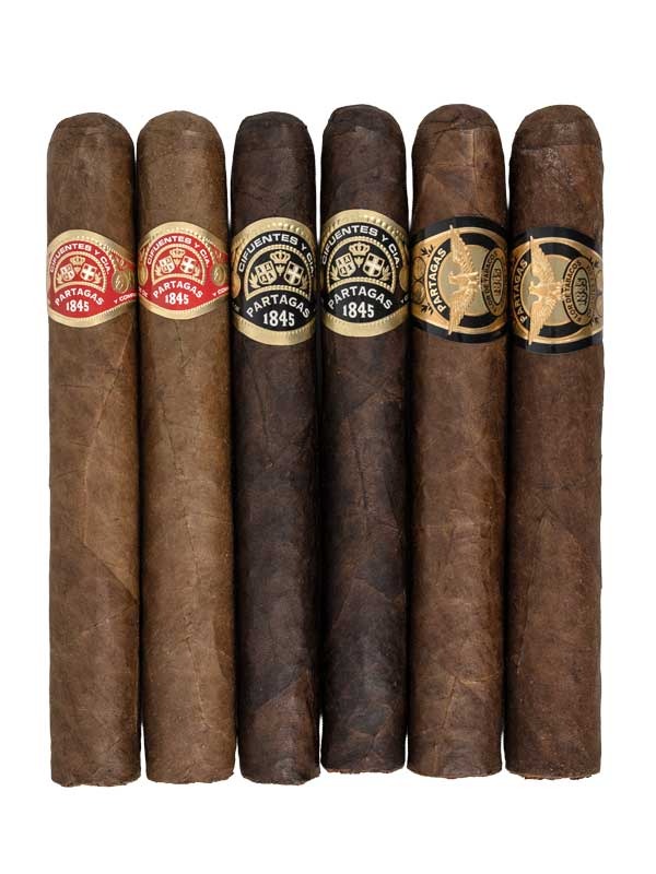 Partagas 6ct Sampler with Lighter