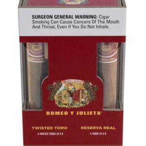 Romeo y Julieta Reserva Real Twisted Toro 8ct Sampler