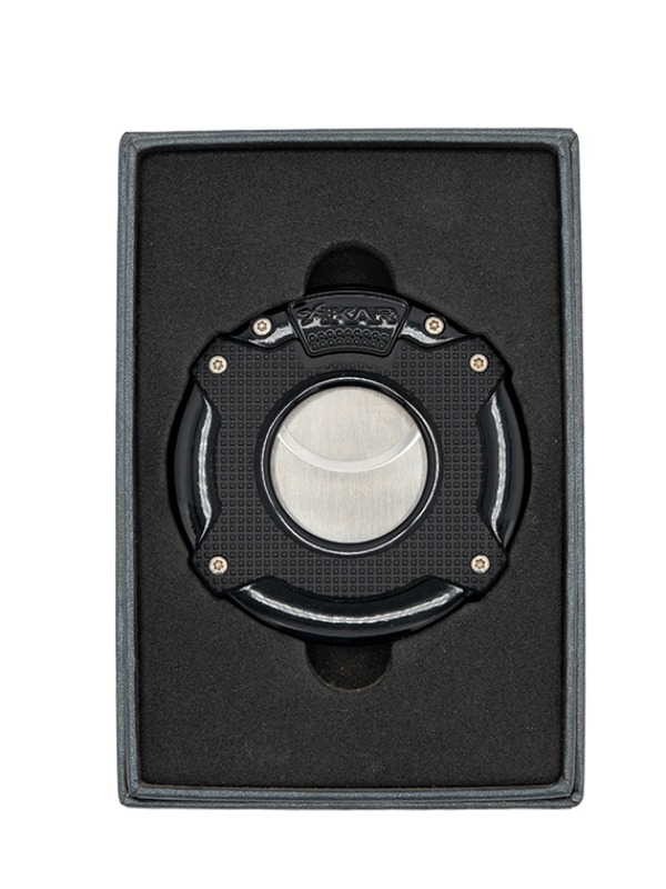 Xikar Enso Round Cigar Cutter – Black