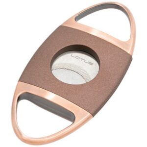 Lotus Jaws Serrated Cigar Cutter - Copper & Brown Crackle (CUT610)