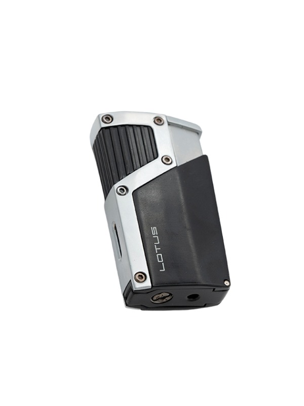 Lotus Czar Lighter – Black Matte & Chrome Velour (LBL140010)