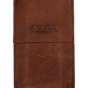 Oliva 3-Cigar Leather Case