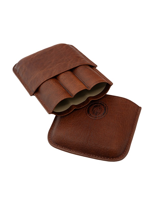 Oliva 3-Cigar Leather Case