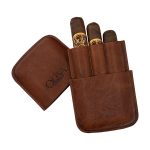 Oliva 3-Cigar Leather Case