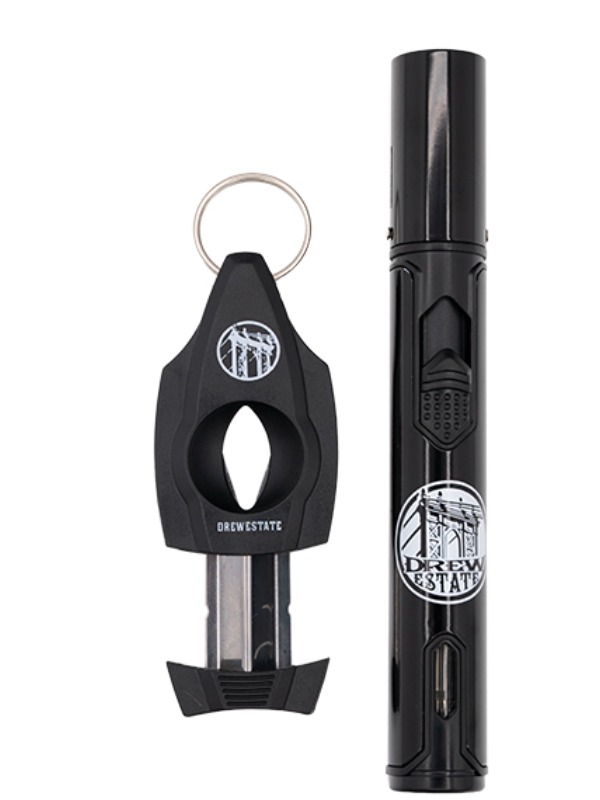 Powerhouse Kit w/ Drew Estate Pewter Ashtray, Torch Lighter & Cutter